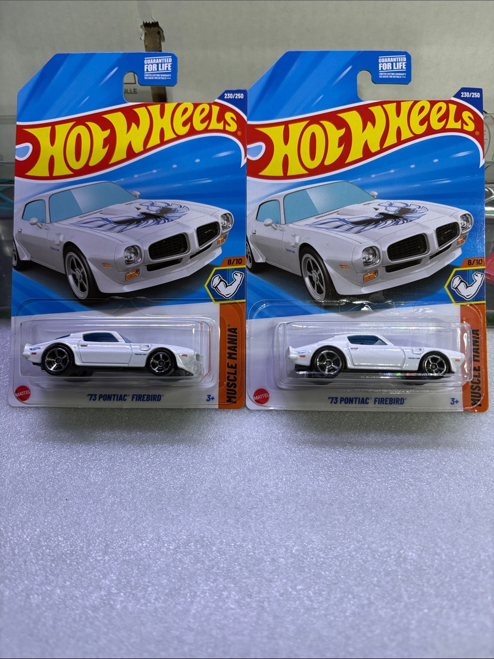 Hot wheels '73 Pontiac Firebird - White Die-Cast Car